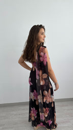 Black One Size Adjustable Fit Straight Silhouette Dress | Meave & Ivy