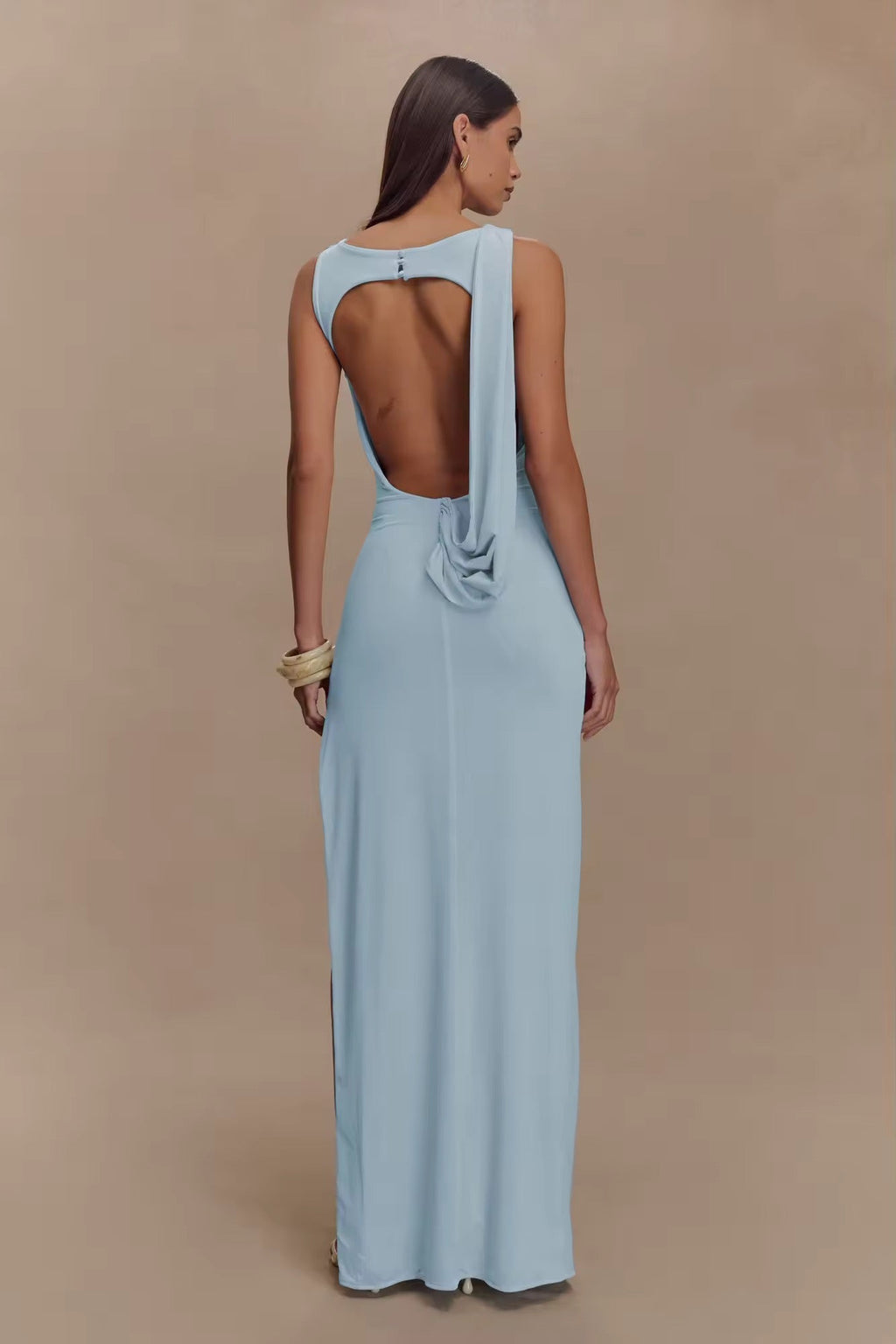 Ruched Bodycon Maxi Dress – Flattering Evening Gown | Meave & Ivy