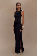 Ruched Bodycon Maxi Dress – Flattering Evening Gown | Meave & Ivy
