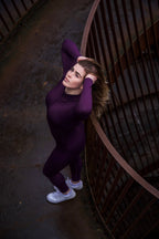 Women's Fleece Lined Winter Jumpsuit – Warm Stretch One-Piece