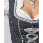 Women's Classic Dirndl Midi Dress – Oktoberfest Style