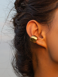 Gold Chunky Ear Cuff Set – Bold No-Piercing Clip Earrings