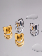Gold Chunky Ear Cuff Set – Bold No-Piercing Clip Earrings