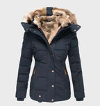 Slim Fit Padded Winter Coat with Hood – Warm Insulated Jacket