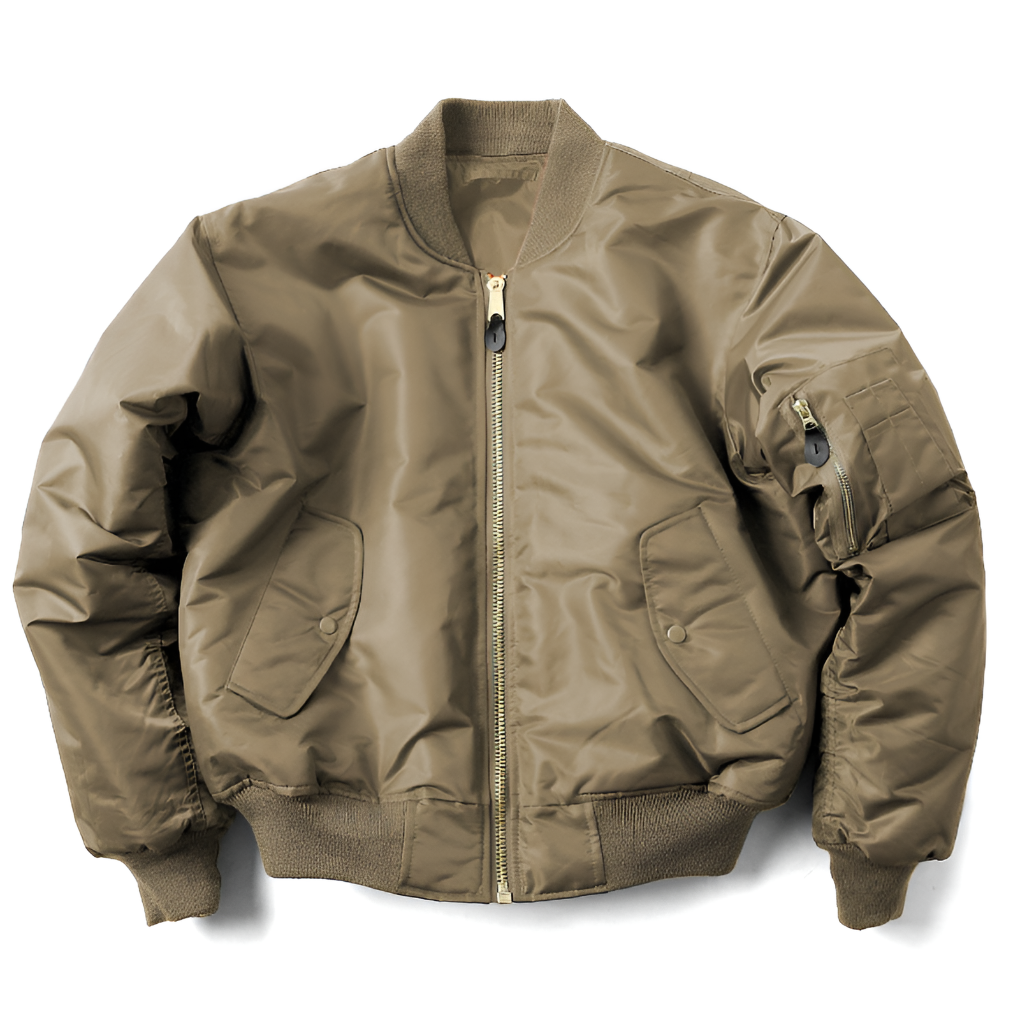 Ribbed Trim Bomber Jacket – Classic Design in 11 Colours