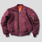 Ribbed Trim Bomber Jacket – Classic Design in 11 Colours