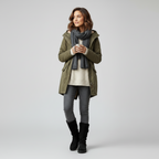 Knit Cuff Ankle Boots with Buckle – Women's Chunky Winter Boots