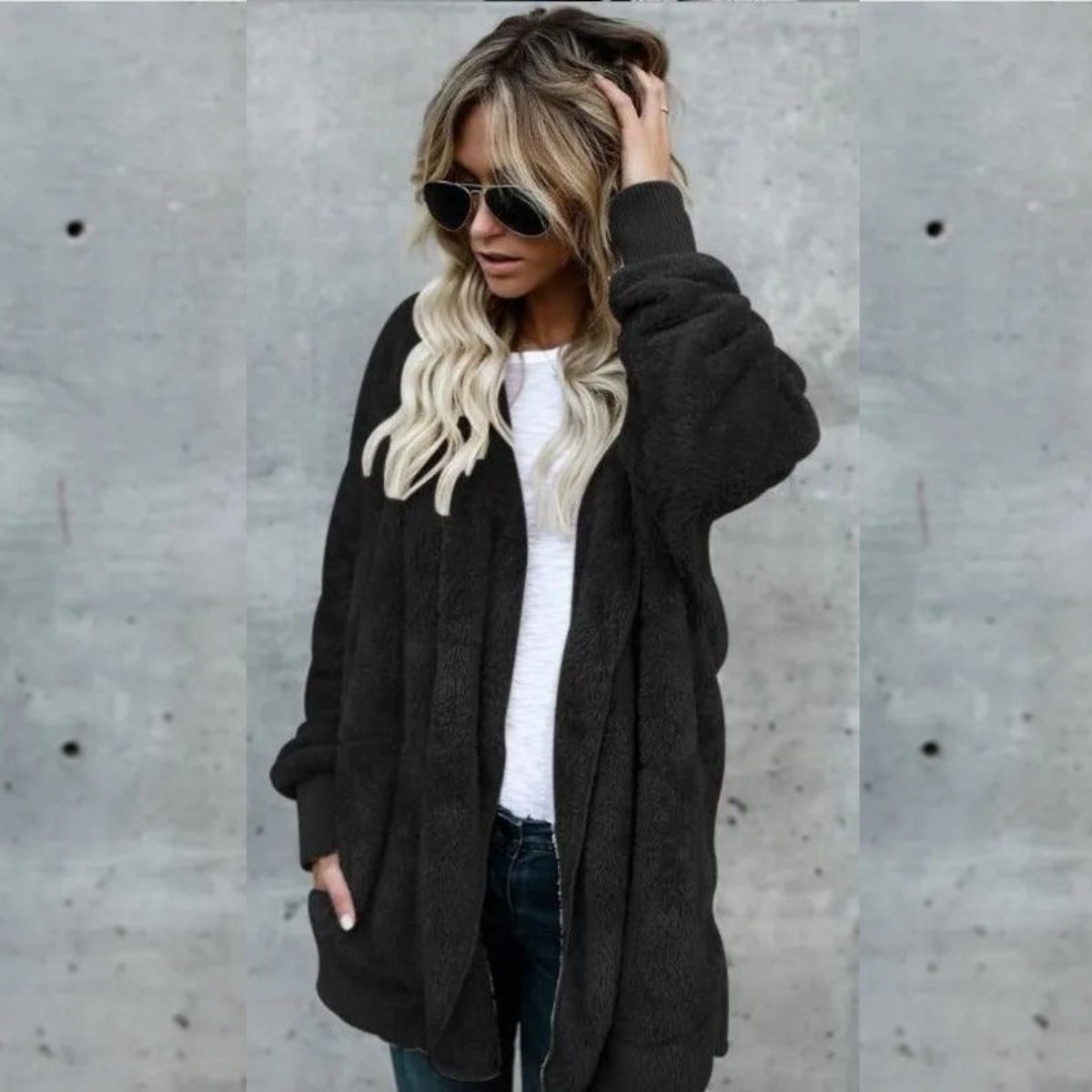 Double-Layer Fleece Jacket – Slim Warm Fit to 5XL