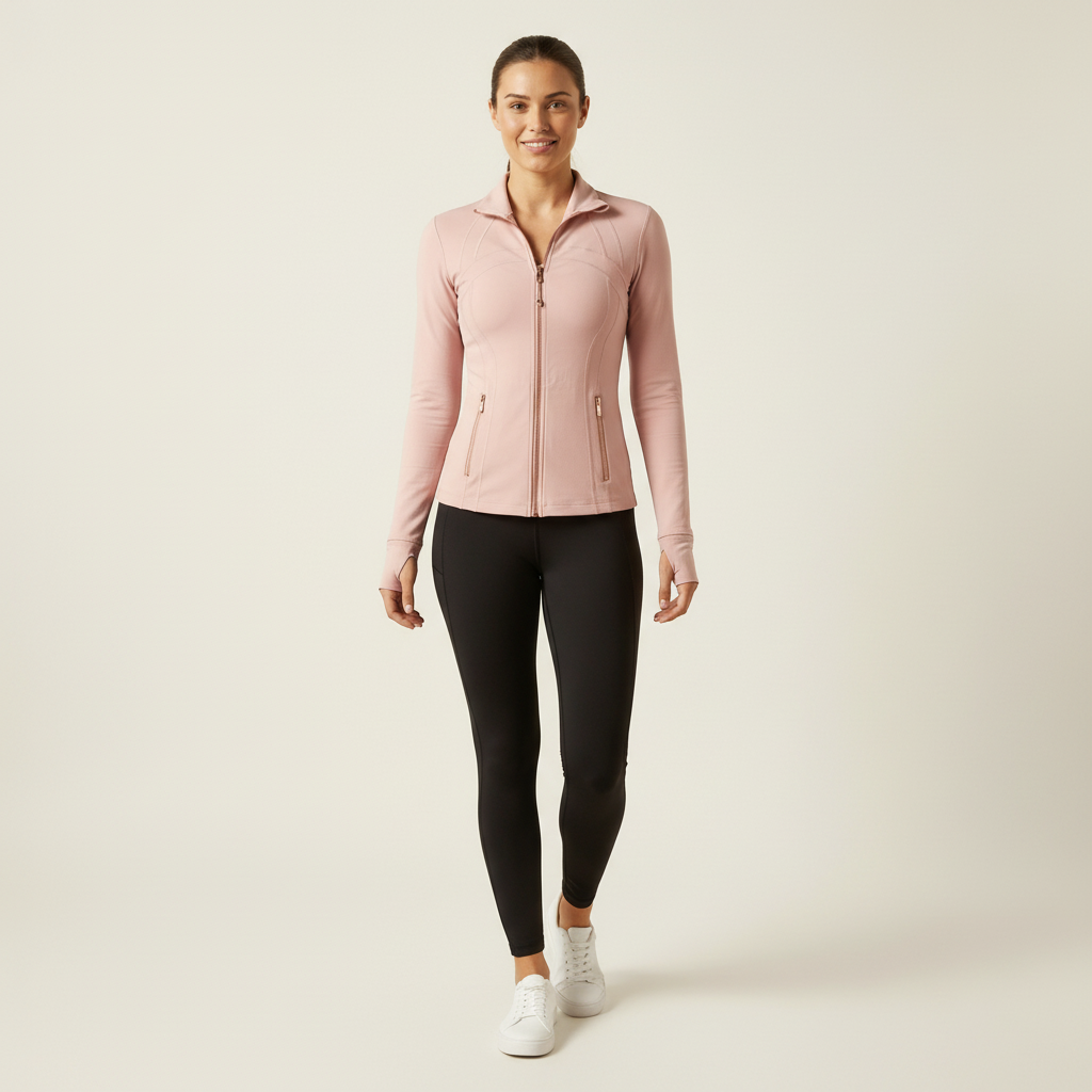 Women's Quick Dry Zip Jacket – Long Sleeve Sports Jacket in 9 Colours