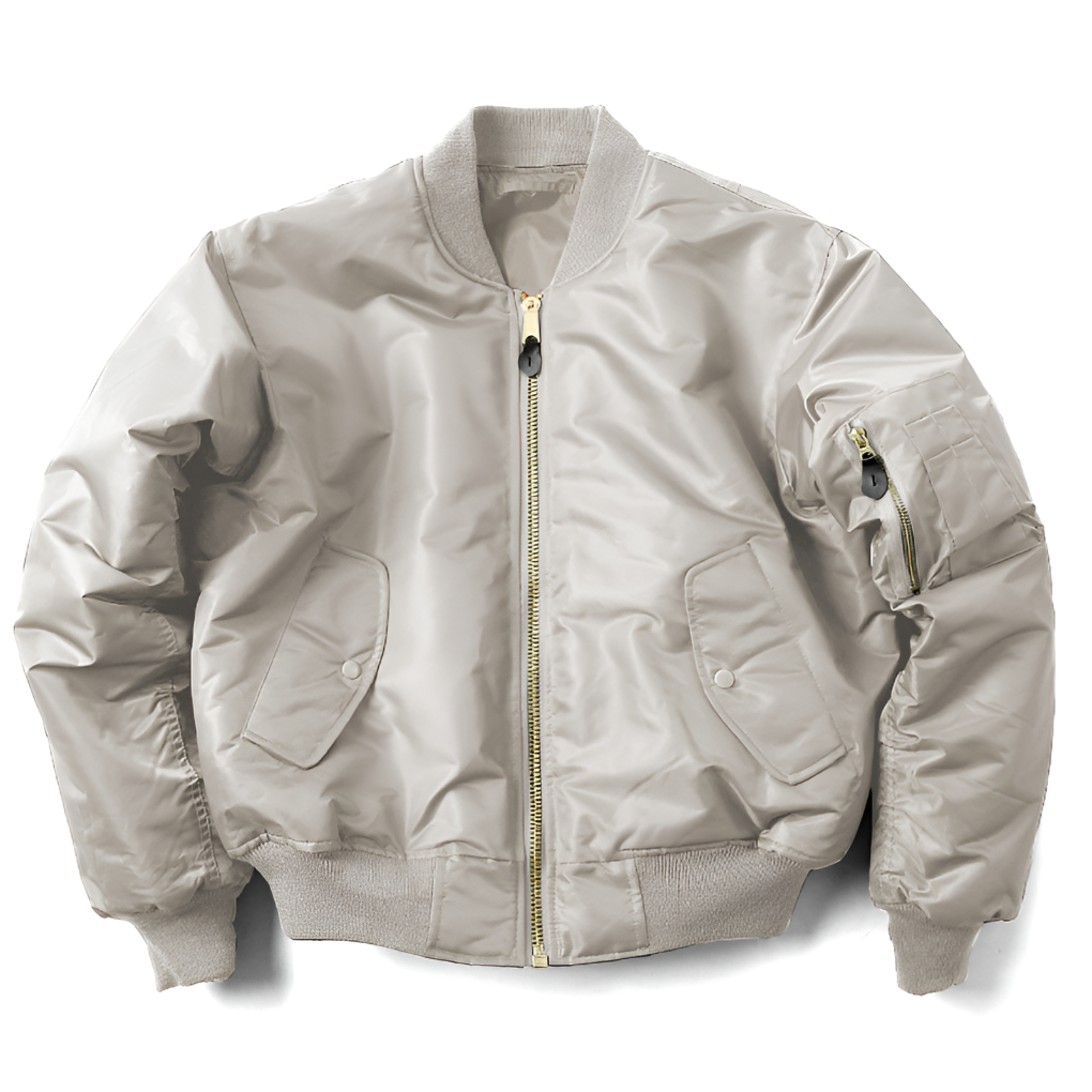 Ribbed Trim Bomber Jacket – Classic Design in 11 Colours