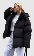 Chic Warm-Design Puffer Jacket – Modern Minimal Look
