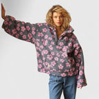 Women's Zip Jumper – Soft Everyday Warmth in Orange or Pink