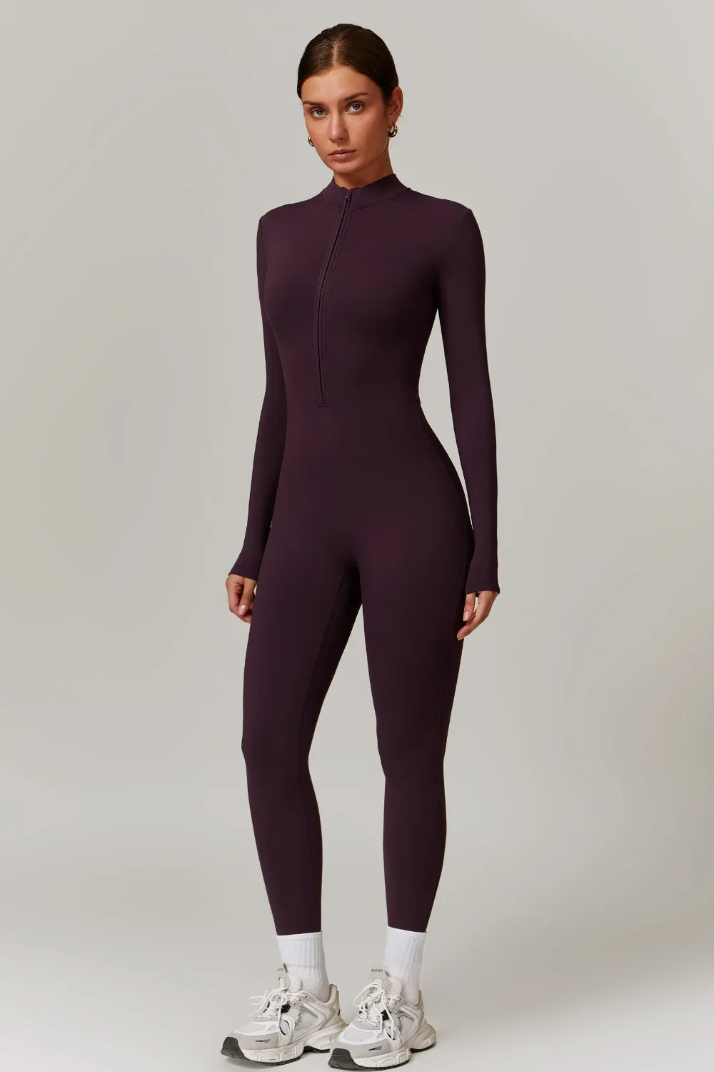Women's Fleece Lined Winter Jumpsuit – Warm Stretch One-Piece