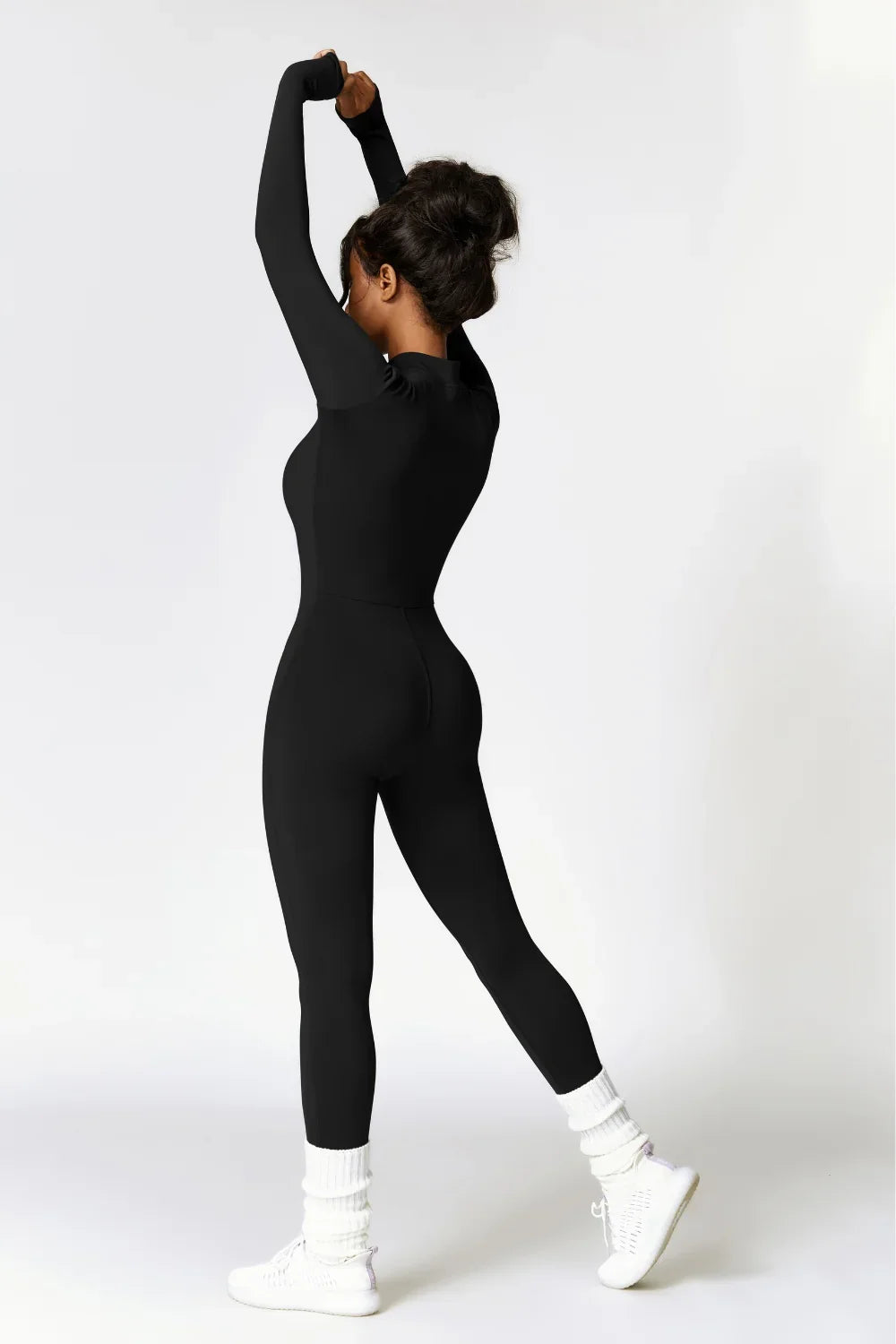 Women's Fleece Lined Winter Jumpsuit – Warm Stretch One-Piece