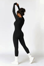 Women's Fleece Lined Winter Jumpsuit – Warm Stretch One-Piece