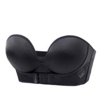 Women's Strapless Push-Up Bra with Silicone Grip