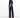 Navy Belted Wide Leg Jumpsuit – Women's Elegant Short Sleeve Jumpsuit
