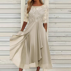 Sleeveless Floaty Autumn Dress | Meave & Ivy