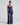 Draped Ruched Waist Satin Maxi Dress