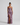 Draped Ruched Waist Satin Maxi Dress