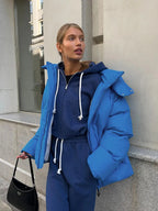 Chic Warm-Design Puffer Jacket – Modern Minimal Look