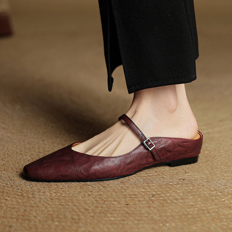 Slip-On Mule Sandals – Comfortable Everyday Flat Sandal | Meave & Ivy