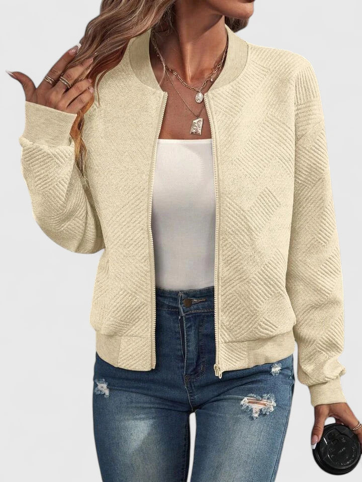 Women's Zip Jacket – Warm Elegant Layering in 9 Colours