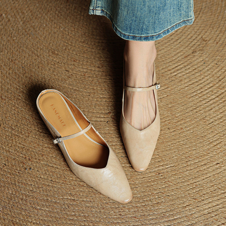 Slip-On Mule Sandals – Comfortable Everyday Flat Sandal | Meave & Ivy