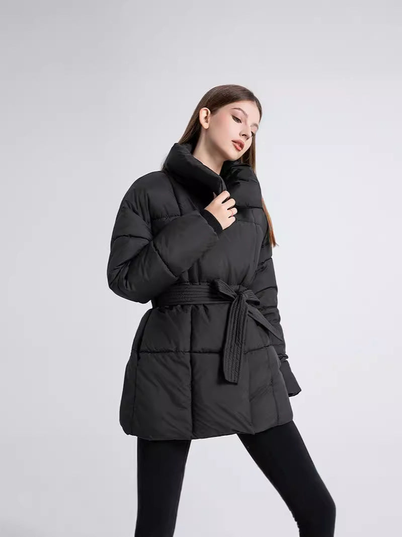 Women's Fitted Winter Coat – Warm Tailored Long Coat