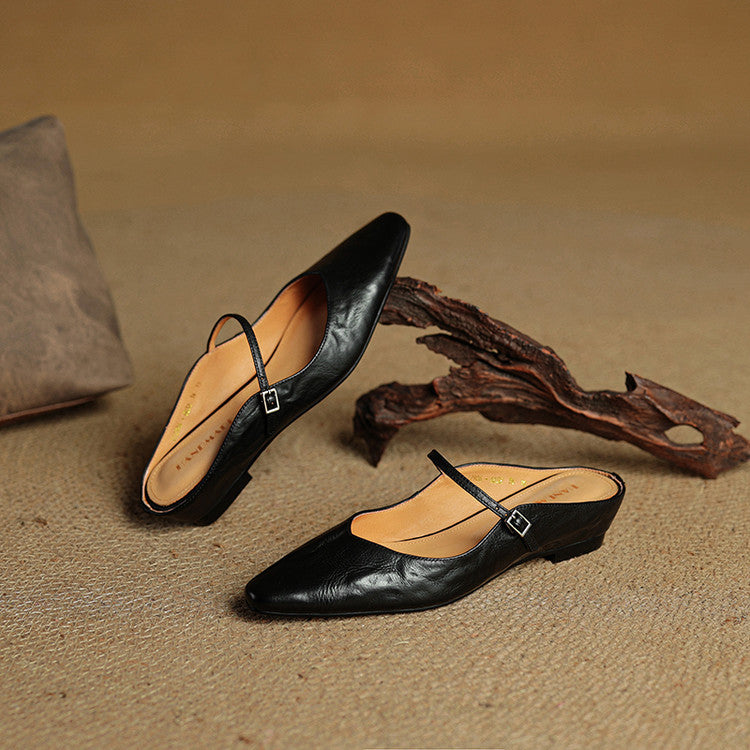Slip-On Mule Sandals – Comfortable Everyday Flat Sandal | Meave & Ivy
