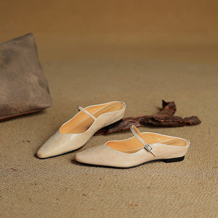 Slip-On Mule Sandals – Comfortable Everyday Flat Sandal | Meave & Ivy
