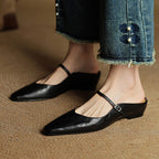 Slip-On Mule Sandals – Comfortable Everyday Flat Sandal | Meave & Ivy