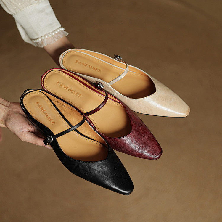 Slip-On Mule Sandals – Comfortable Everyday Flat Sandal | Meave & Ivy