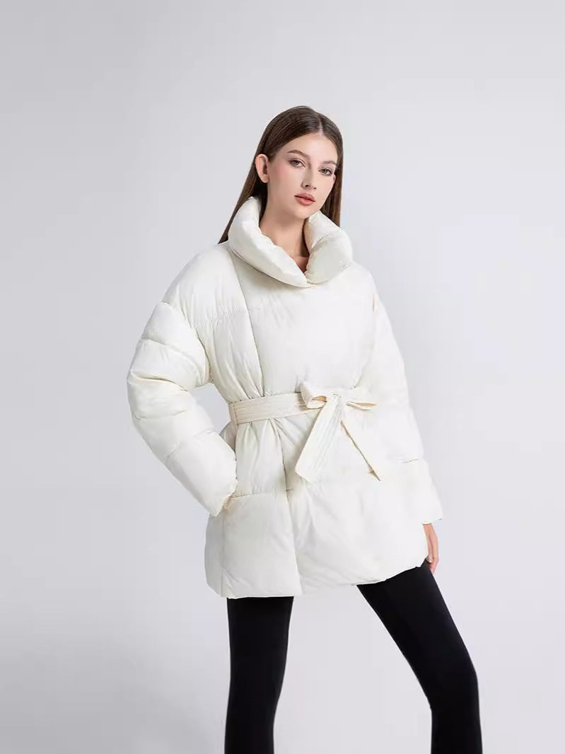 Women's Fitted Winter Coat – Warm Tailored Long Coat