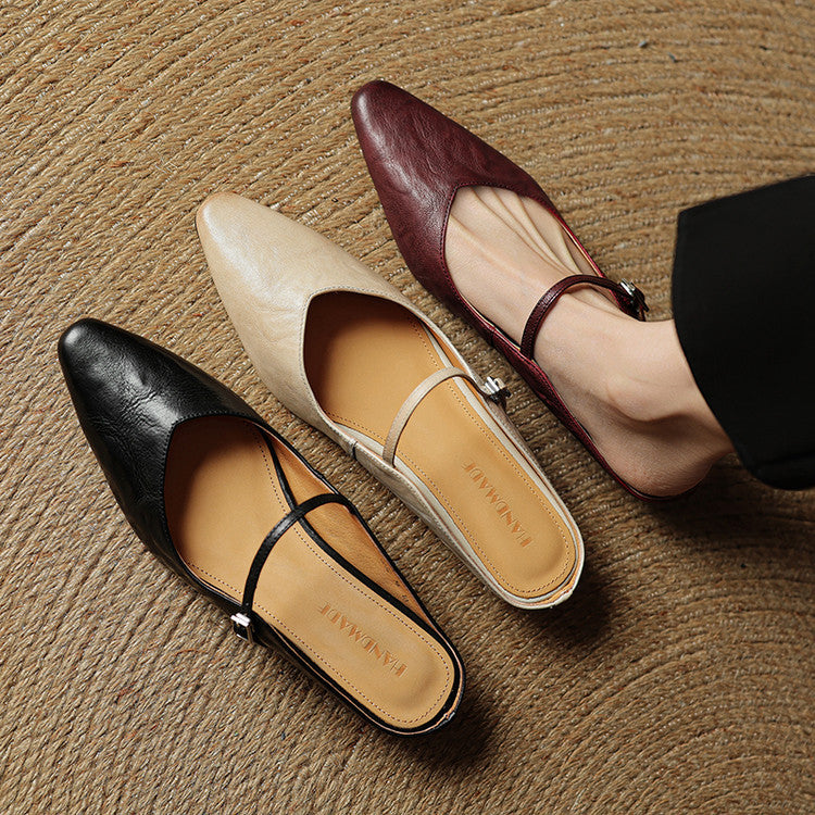 Slip-On Mule Sandals – Comfortable Everyday Flat Sandal | Meave & Ivy