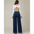 High Rise Wide Leg Jeans – Modern Full Length Denim