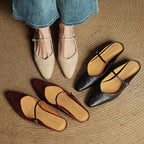 Slip-On Mule Sandals – Comfortable Everyday Flat Sandal | Meave & Ivy