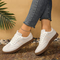 Women's Retro Court Trainers with Brushed Uppers