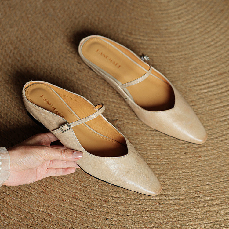 Slip-On Mule Sandals – Comfortable Everyday Flat Sandal | Meave & Ivy