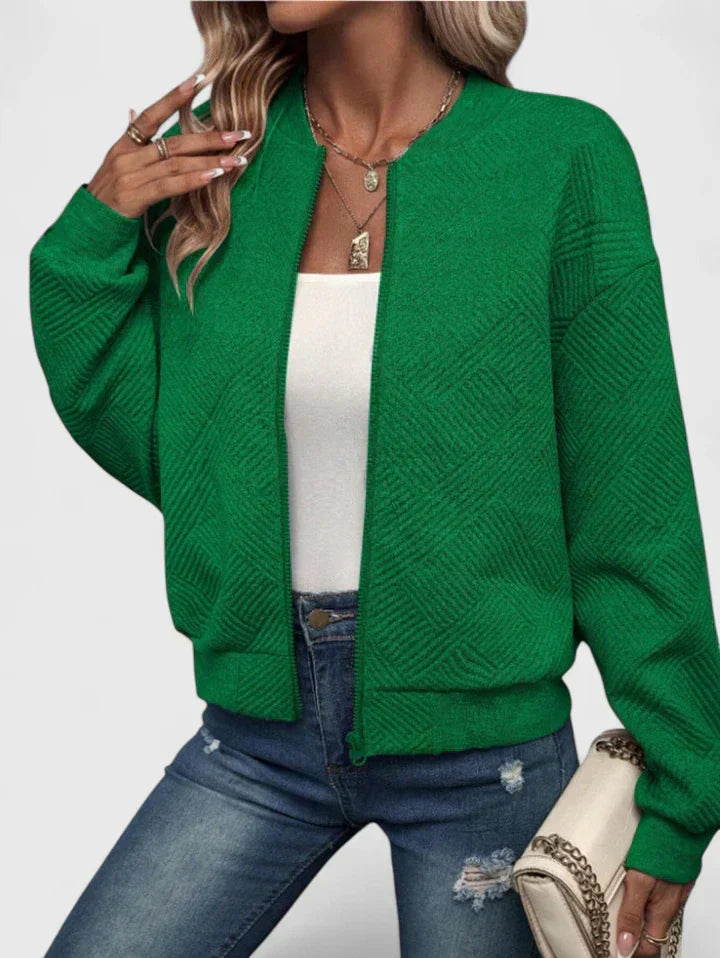 Women's Zip Jacket – Warm Elegant Layering in 9 Colours
