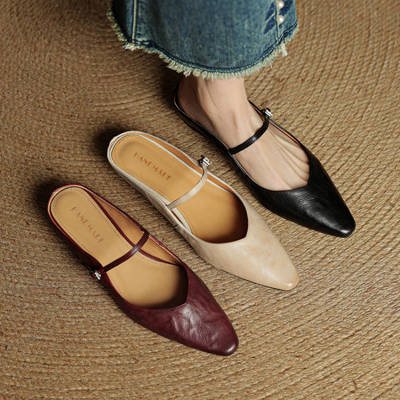 Slip-On Mule Sandals – Comfortable Everyday Flat Sandal | Meave & Ivy
