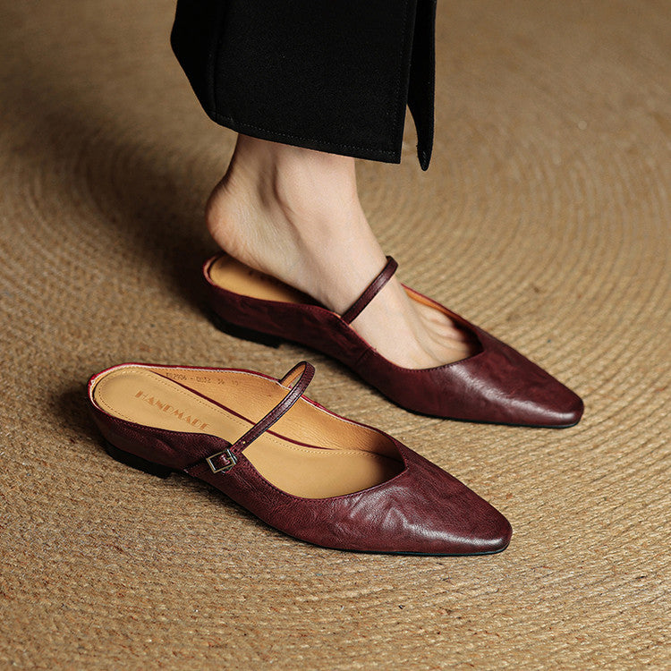 Slip-On Mule Sandals – Comfortable Everyday Flat Sandal | Meave & Ivy