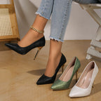 Satin Pumps with Gold Heel – Luxe Jacquard Court Shoes
