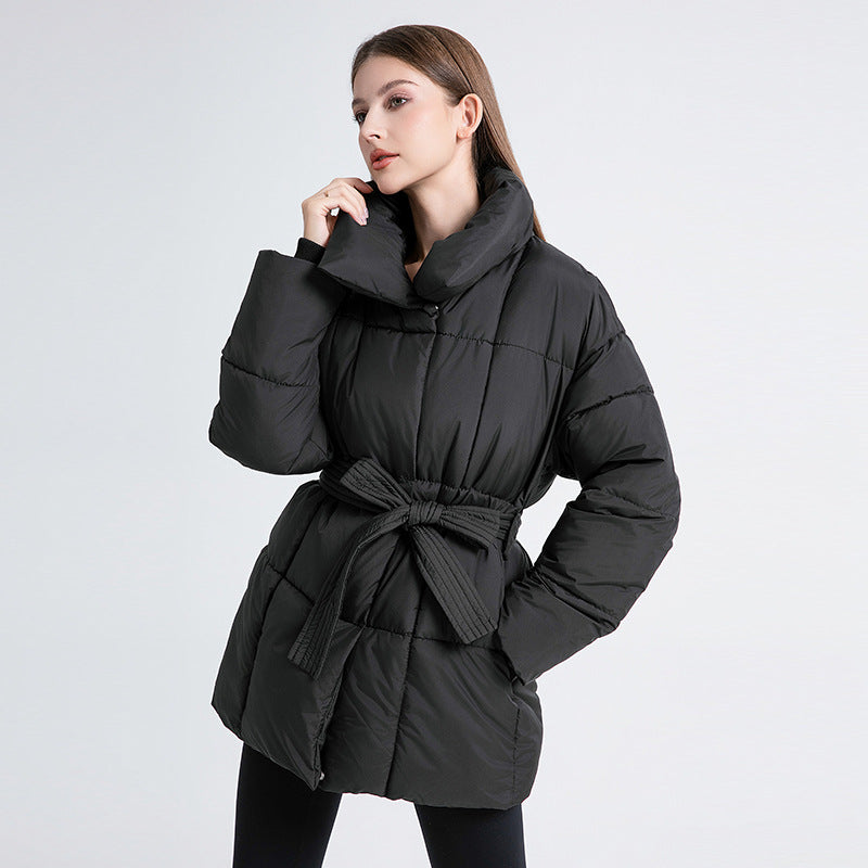Women's Fitted Winter Coat – Warm Tailored Long Coat