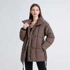 Women's Fitted Winter Coat – Warm Tailored Long Coat