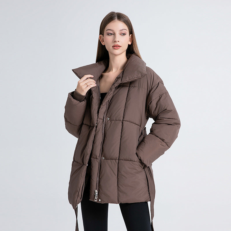 Women's Fitted Winter Coat – Warm Tailored Long Coat