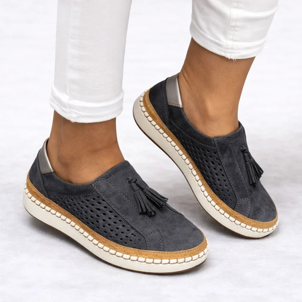 Women's Wide Fit Breathable Slip-On Shoes