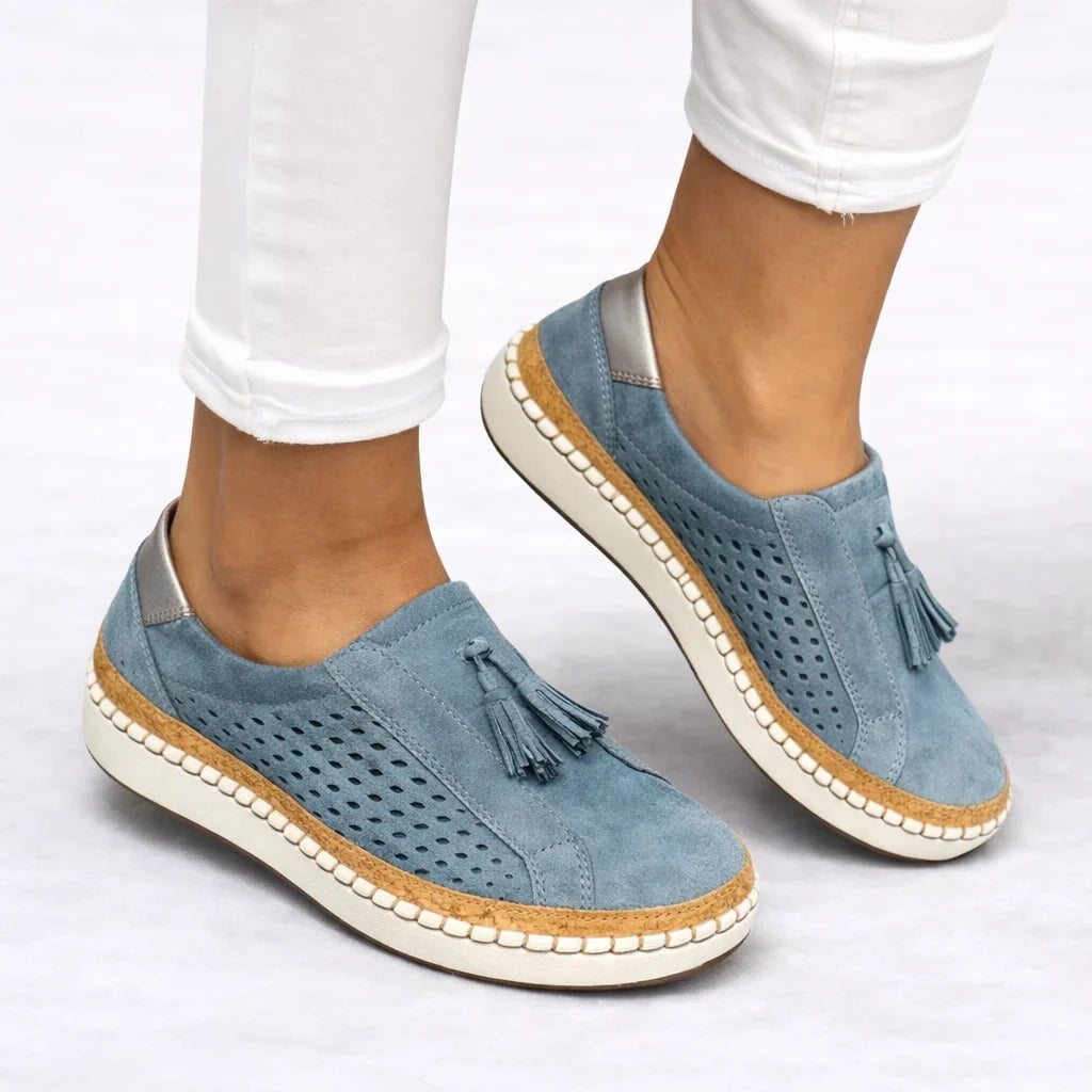 Women's Wide Fit Breathable Slip-On Shoes