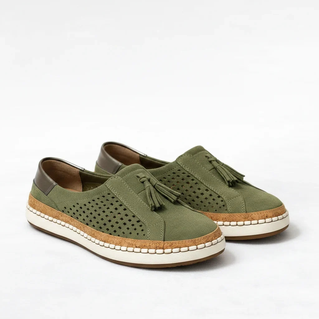 Women's Wide Fit Breathable Slip-On Shoes