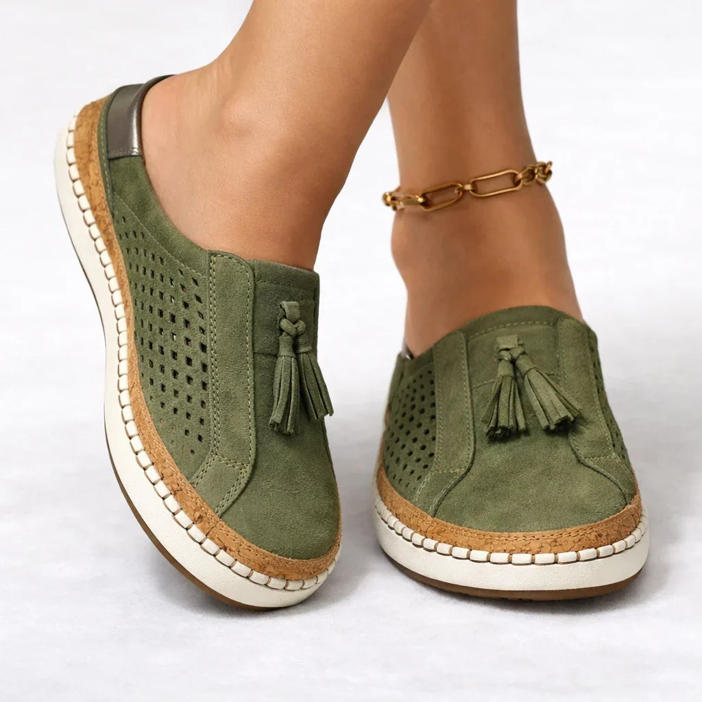 Women's Wide Fit Breathable Slip-On Shoes